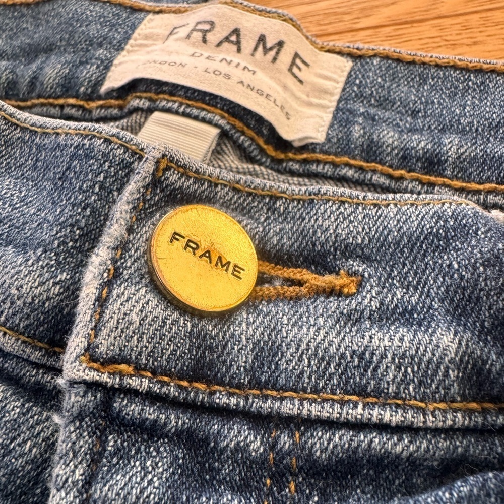 FRAME Le Skinny de Jeanne Raw Hem size 26 - Picture 6 of 10